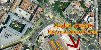 Puerta de atocha Tren İstasyonu haritası