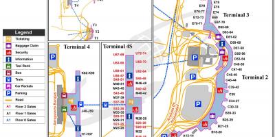 Madrid İspanya havaalanı haritası 