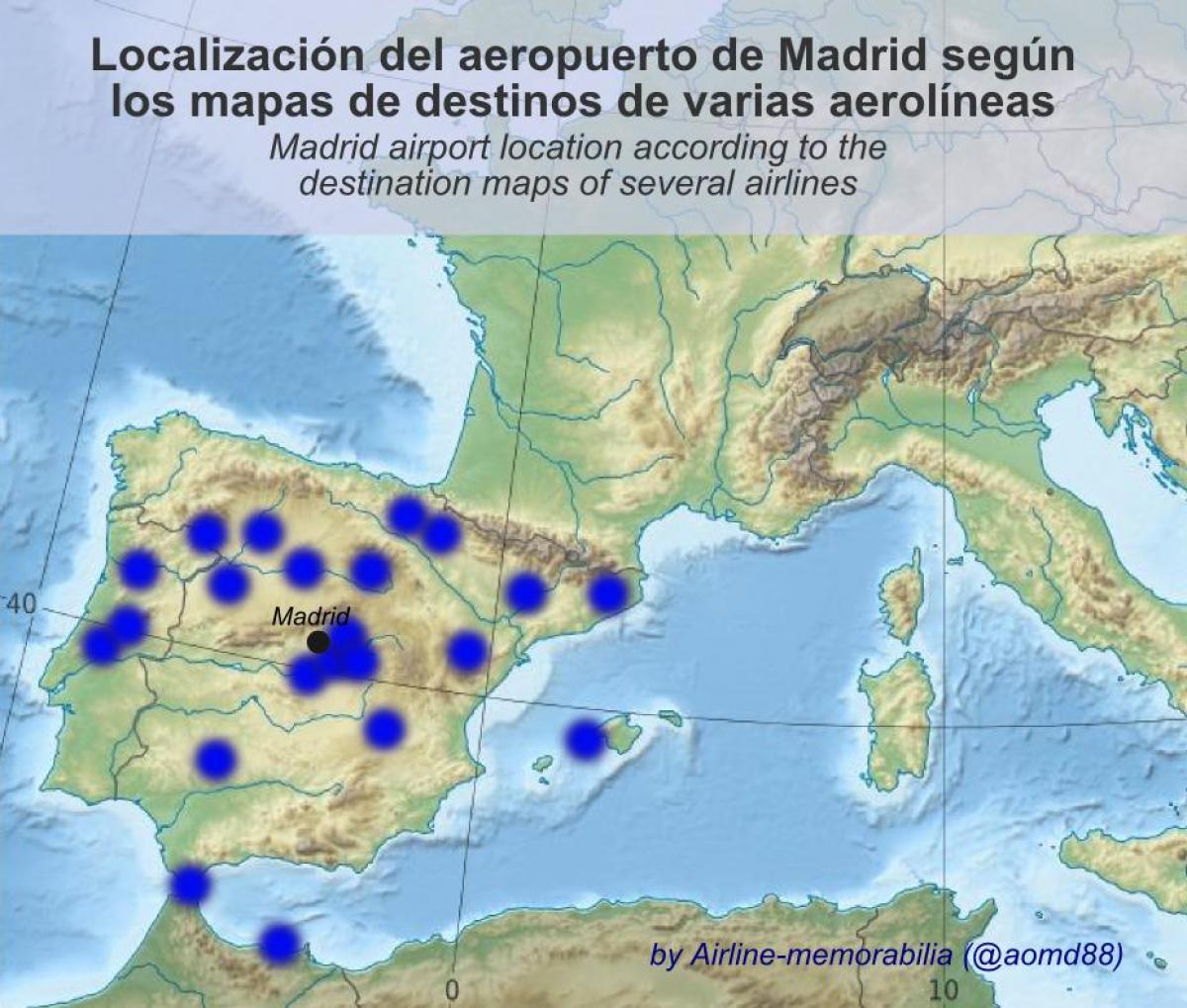 Madrid havaalanı gidilecek göster 