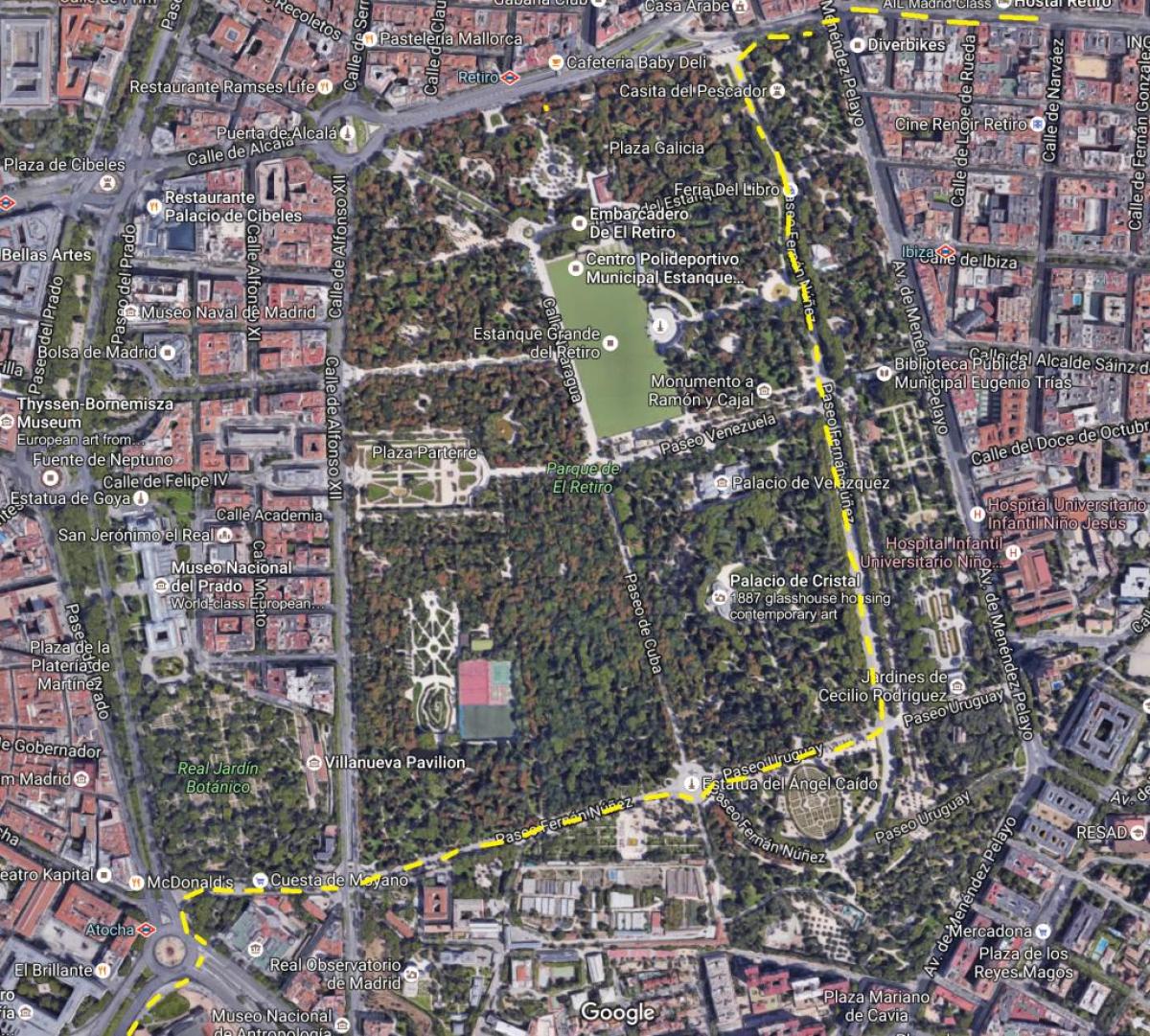 retiro park, Madrid Haritayı göster