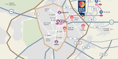 Madrid'in Madrid Haritayı göster 