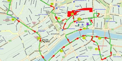 Madrid hop hop otobüs turu haritadan 