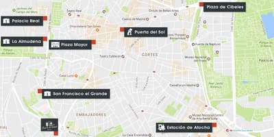 Madrid atocha haritası 