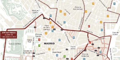 Madrid Park haritası 