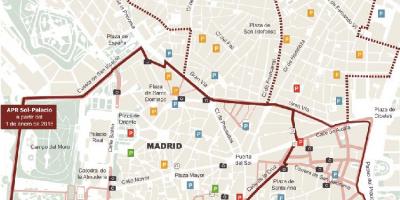 Madrid Park haritası 