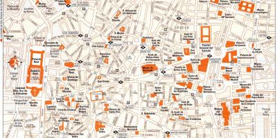 Madrid İspanya sokak haritası 