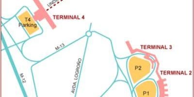Madrid havaalanı terminal göster