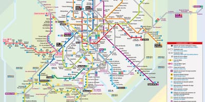 Madrid tramvay haritası 