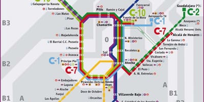 Madrid tren göster