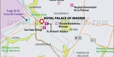 Real Madrid konumun harita 