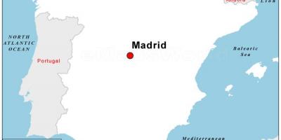İspanya'nın başkenti haritası 